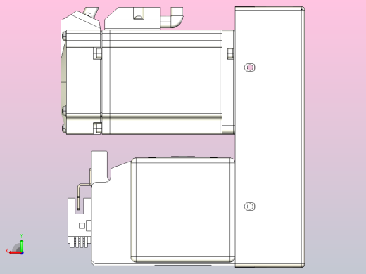 皮带直线轴半封闭可选导轨TPA-HNB-105D-90-L1150-RU-C-P20-N3后视缩略图