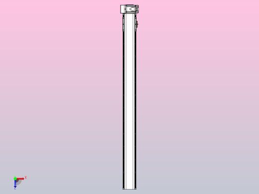 皮带直线轴半封闭可选导轨TPA-HNB-105D-90-L1150-RU-C-P20-N3俯视缩略图