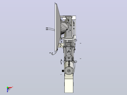 谷物卸载装置俯视缩略图