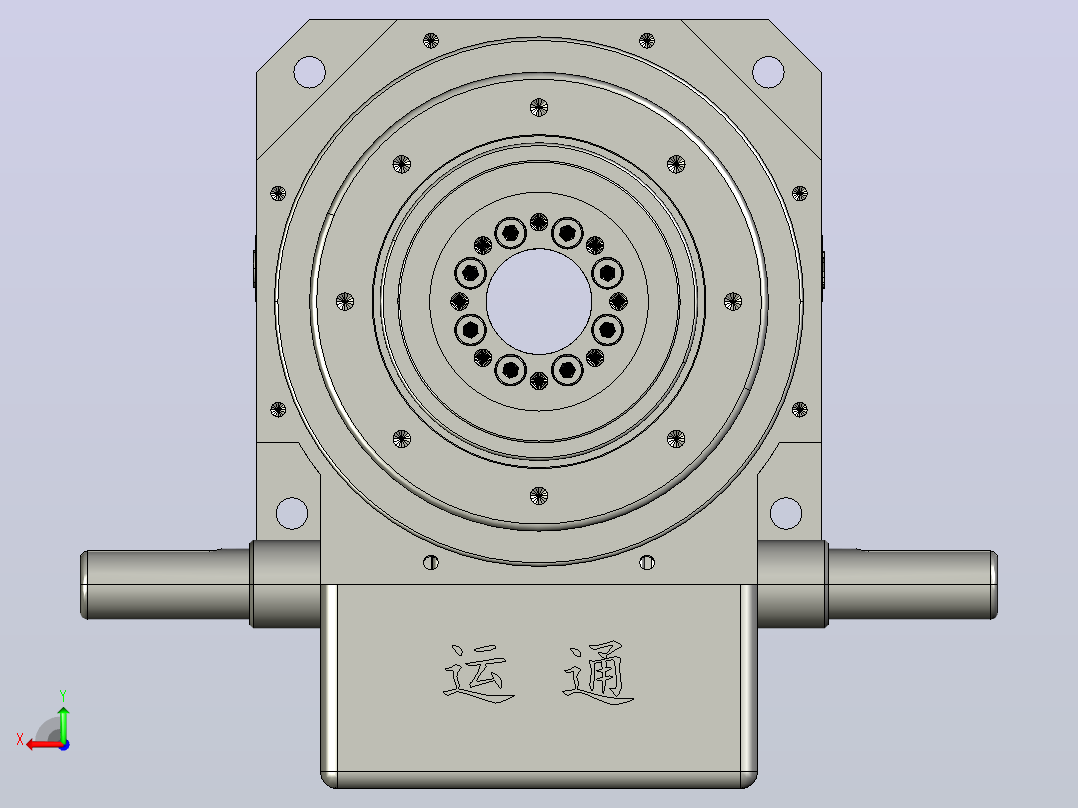 DT平台桌面型分割器80DT-BOUT-YT后视图