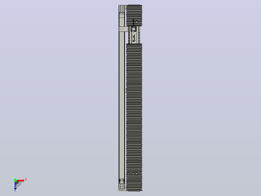 TM14F-L3-1500-BC-T400W-A2-MB-3M齿轮齿条型俯视图