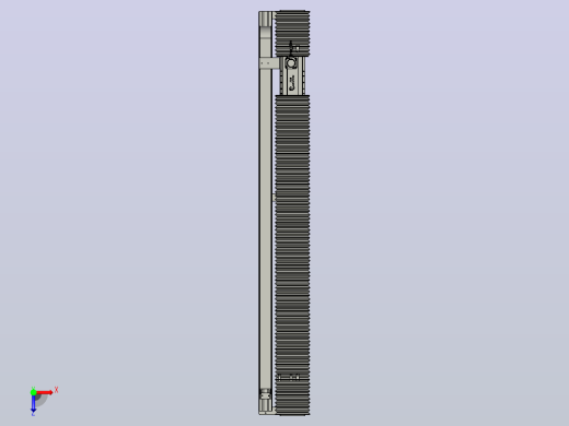 TM14F-L3-1500-BC-T400W-A2-MB-3M齿轮齿条型俯视缩略图