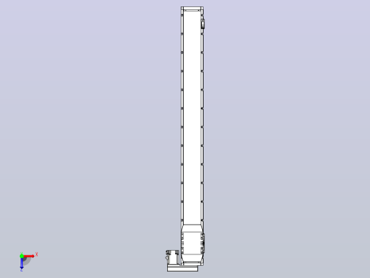 滚珠丝杠直线轴内置导轨TPA-GCR-120-1610C-L1150-MR-M40-N3俯视缩略图