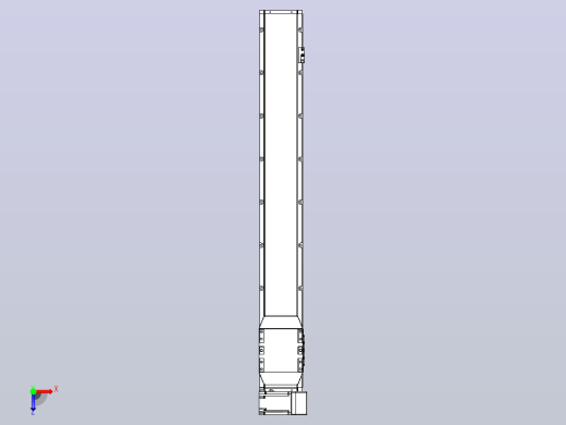 机器人皮带驱动直线轴TPA-GCB-150-P80-L1000-RU-M75-N3俯视缩略图