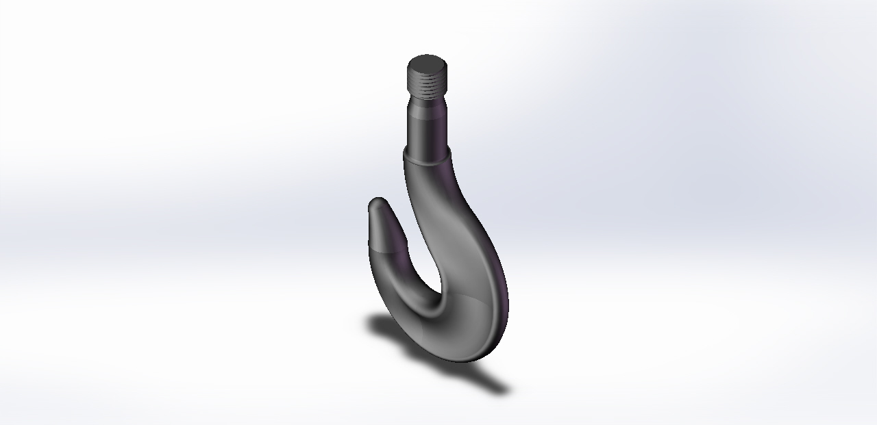吊钩3d模型图纸