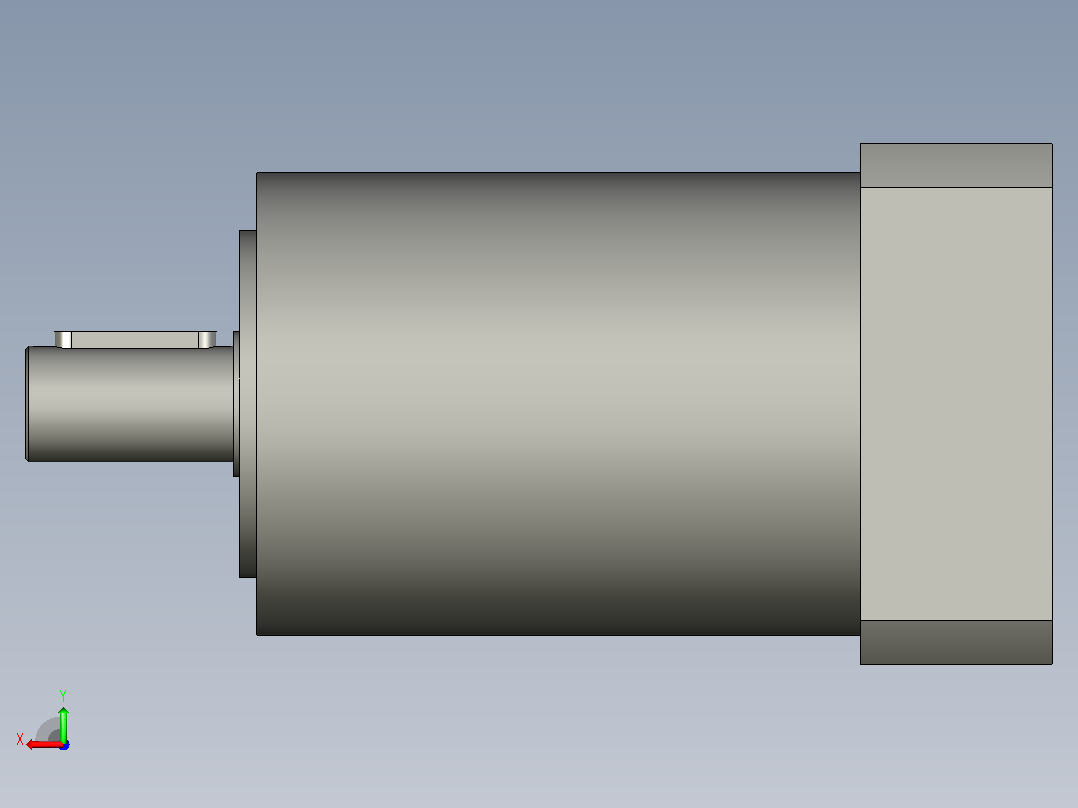 间隙减速器gearbox_gbx080016k_gbk_080_070_3_f后视图