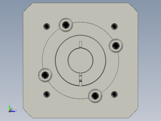间隙减速器gearbox_gbx080016k_gbk_080_070_3_f左视缩略图