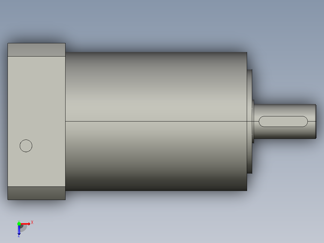 间隙减速器gearbox_gbx080016k_gbk_080_070_3_f俯视图