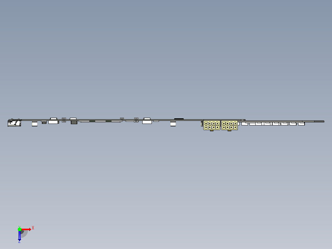 华硕tuf 6900 xt pcb 13俯视图