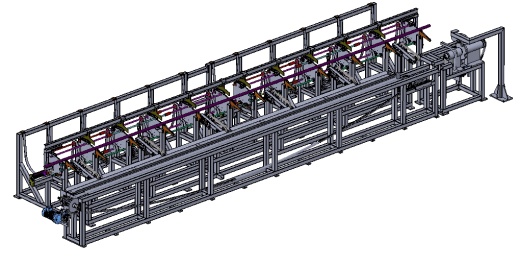 Round tube feeder圆管给料机3D数模图纸 STP格式缩略图