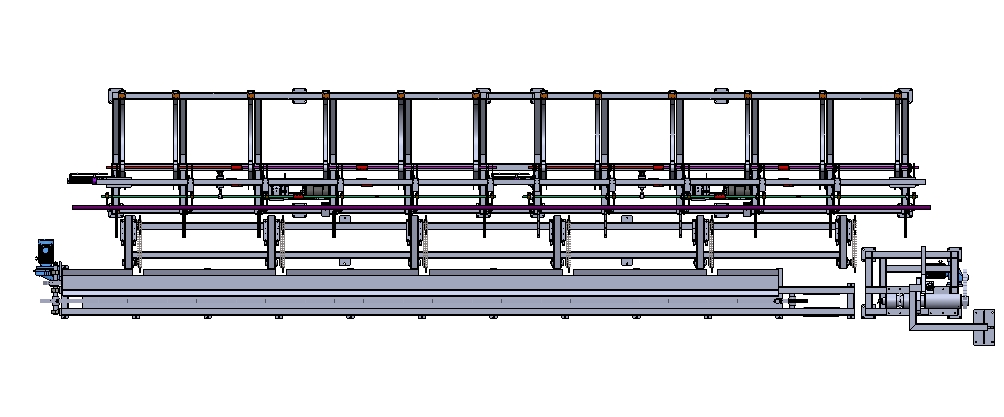 Round tube feeder圆管给料机3D数模图纸 STP格式