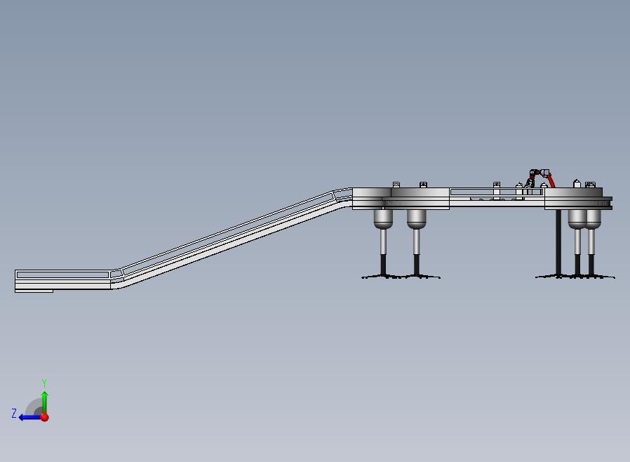 牛奶生产线 右视图
