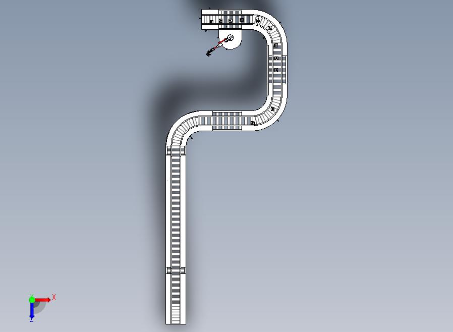 牛奶生产线 俯视图