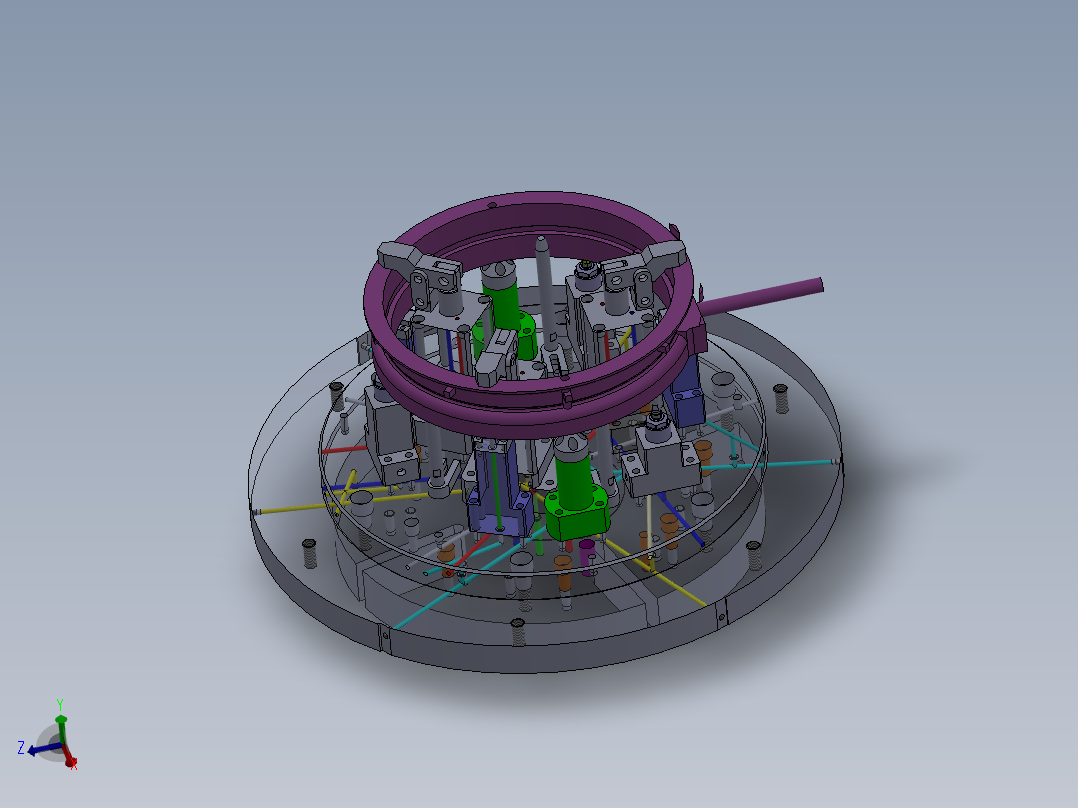 飞轮壳液压工装夹具