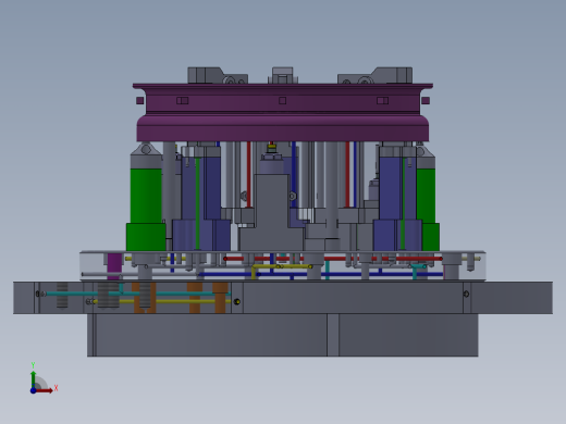 飞轮壳液压工装夹具前视缩略图