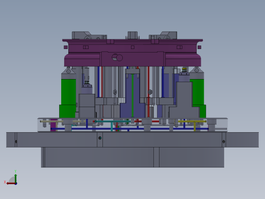 飞轮壳液压工装夹具后视缩略图