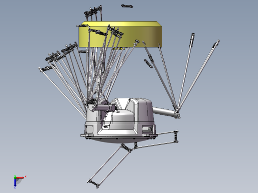 并联机器人ABB并联机械手-IRB360-1-8003D模型俯视缩略图