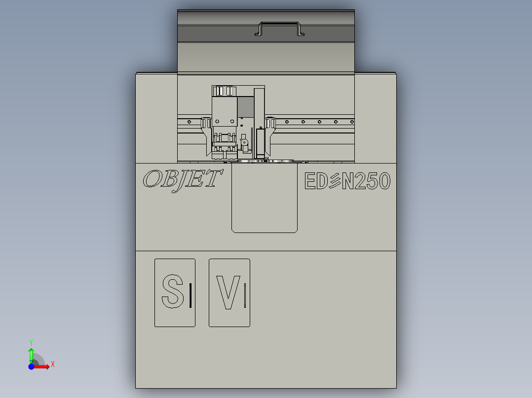 2_3D打印机2前视图