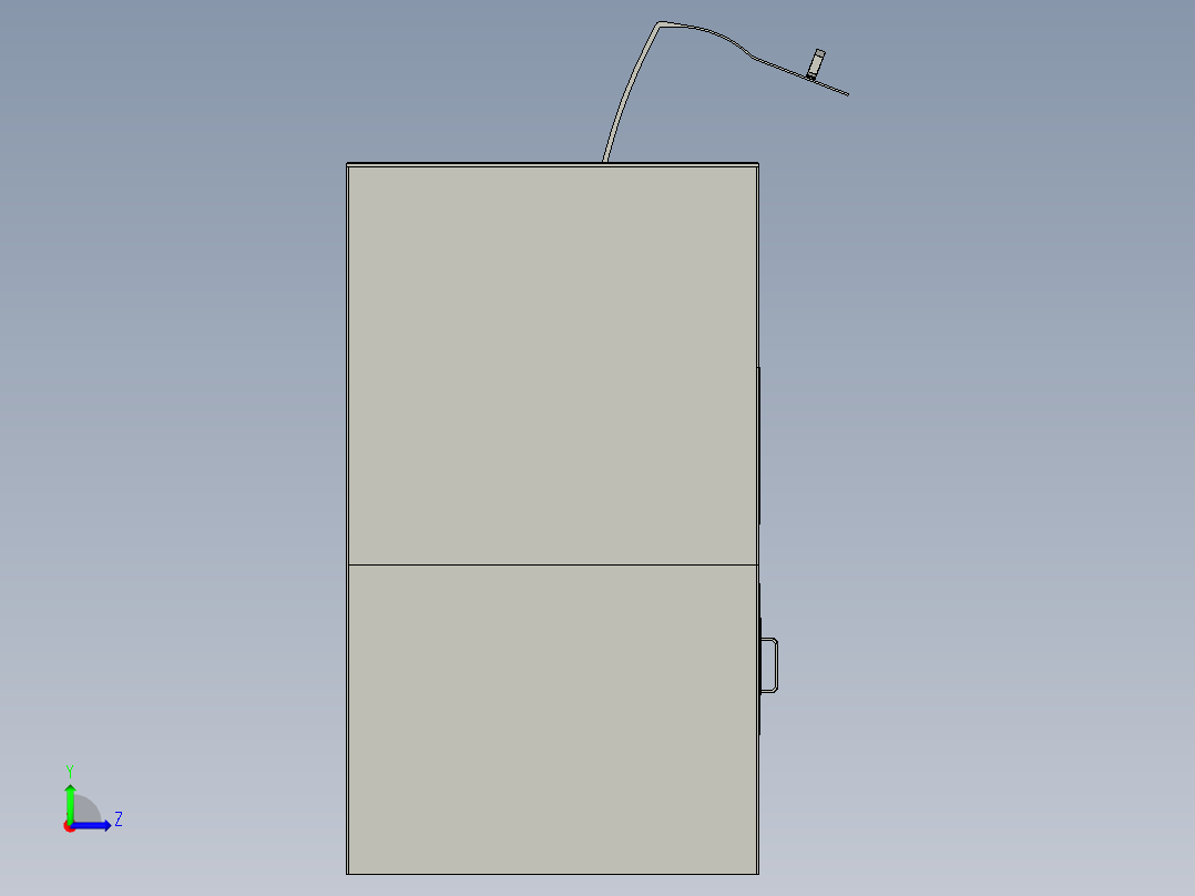 2_3D打印机2左视图