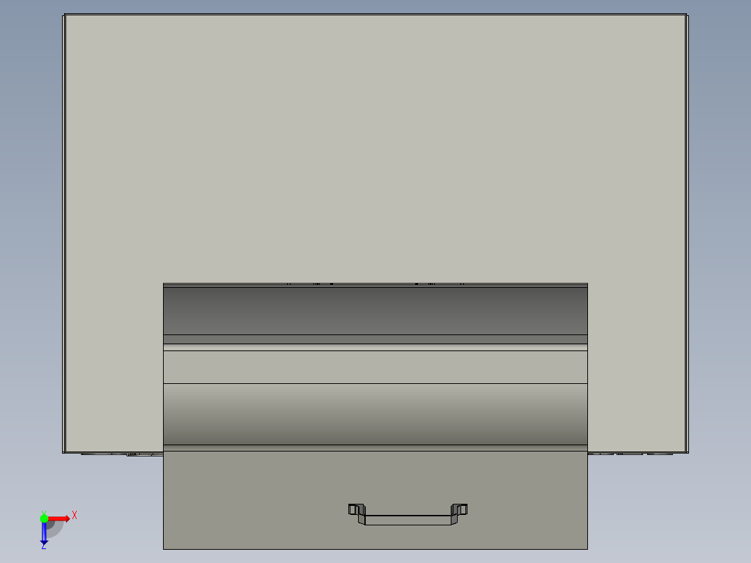 2_3D打印机2俯视图