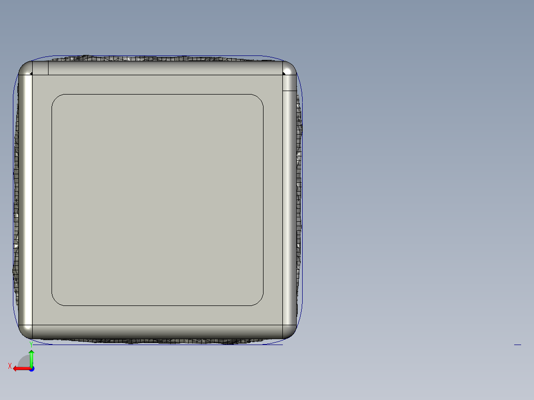 龙烟灰缸后视图