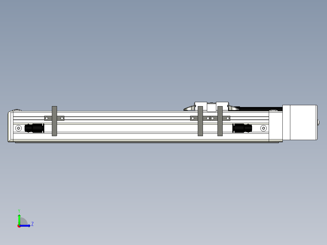 Toyo东佑达直线模组-ECH5-200-BL左视图