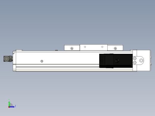 Toyo东佑达直线模组-ECH10-100-BR-100W左视缩略图