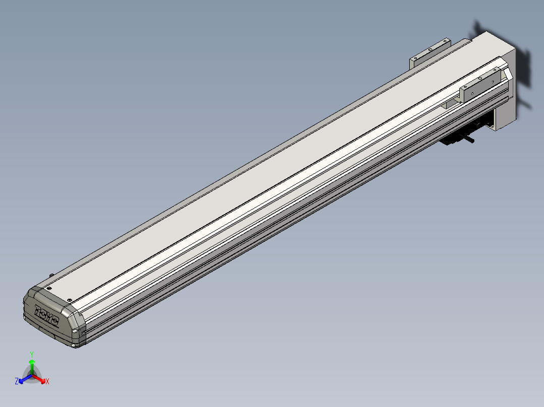Toyo东佑达直线模组-ETH13-900-BM-200W主视图