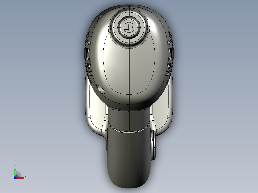 切割锯外形结构前视图