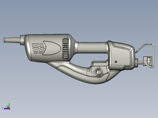 切割锯外形结构右视缩略图