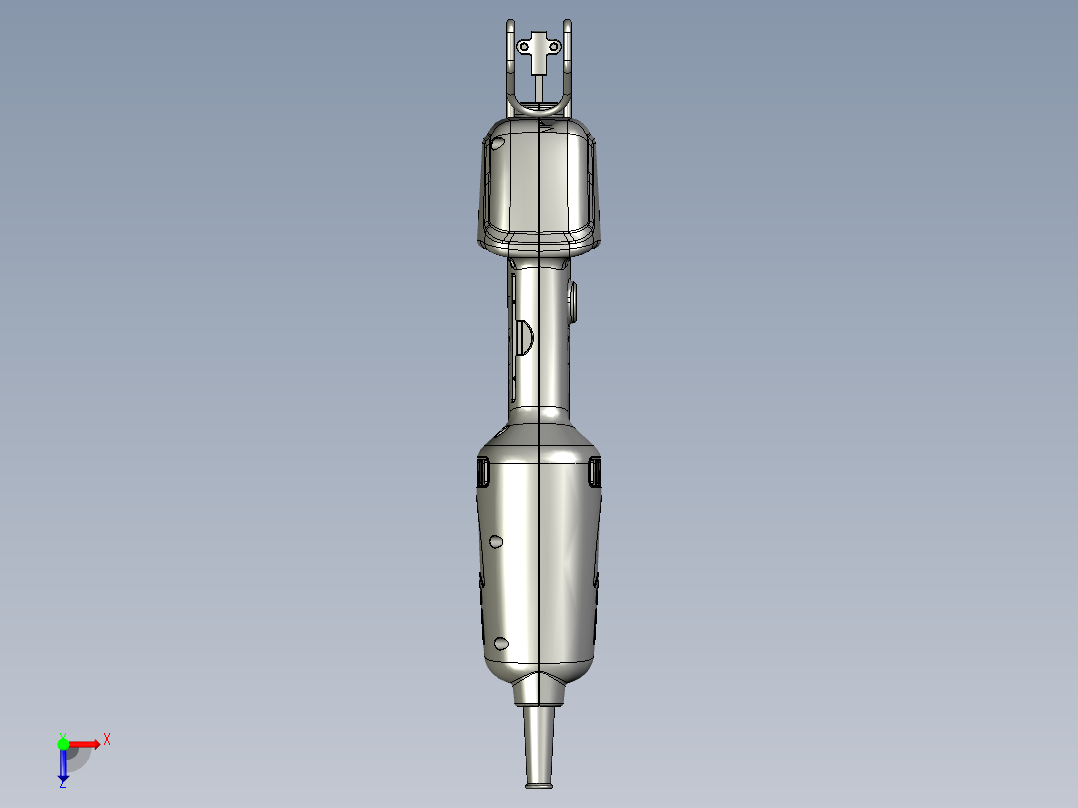 切割锯外形结构俯视图
