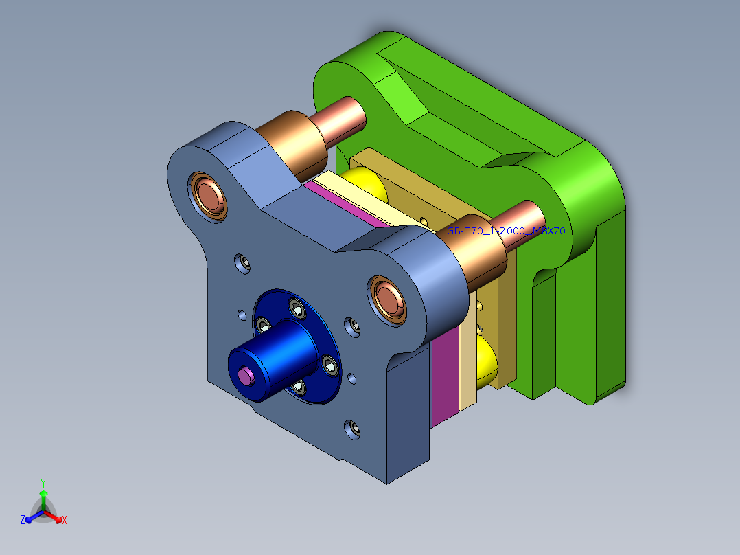 铁芯片冲孔落料复合模（CAD图+Proe三维）