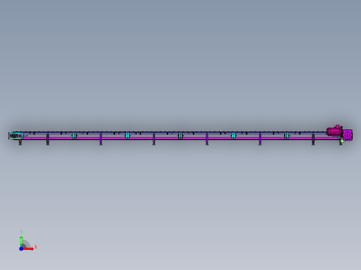 粉碎物料直线隔板皮带机前视缩略图