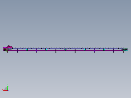 粉碎物料直线隔板皮带机后视缩略图