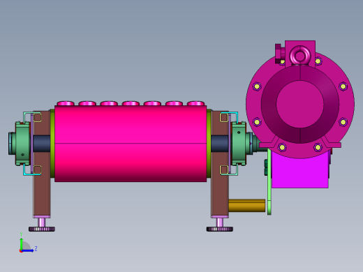 粉碎物料直线隔板皮带机左视缩略图