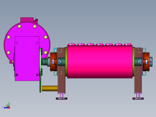 粉碎物料直线隔板皮带机右视缩略图