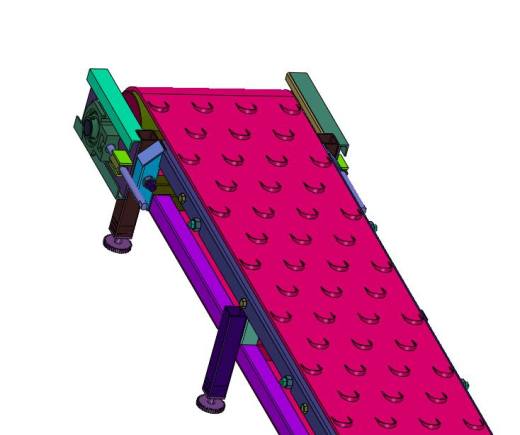 粉碎物料直线隔板皮带机缩略图