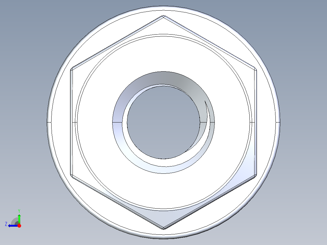 法兰螺母-14-FN.STEP右视图