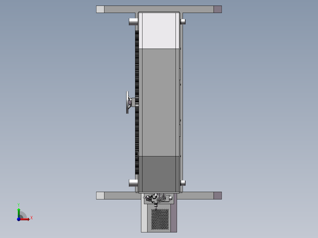 165全自动数控冲床前视图