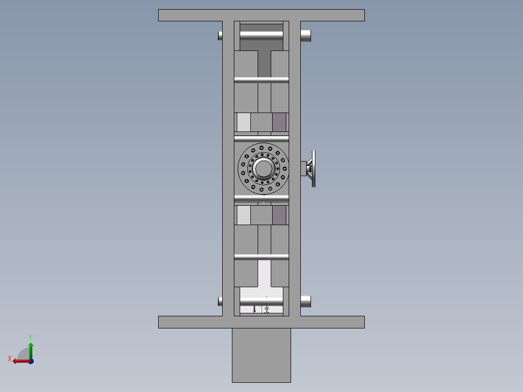 165全自动数控冲床后视图