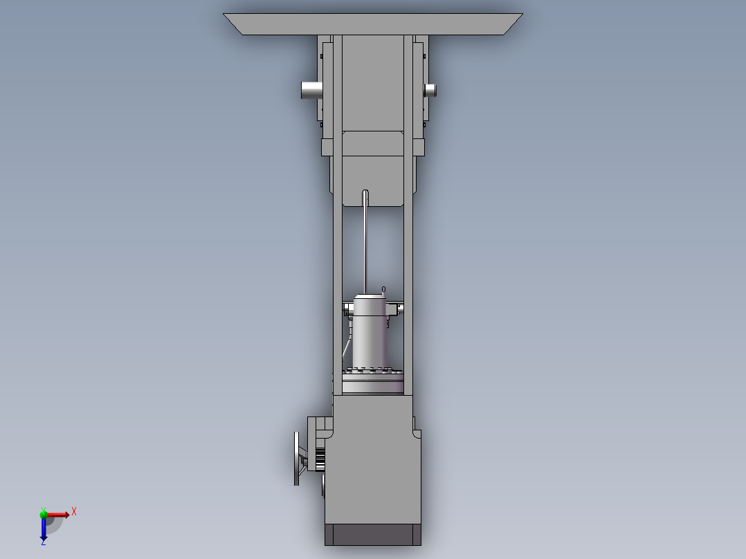 165全自动数控冲床俯视图