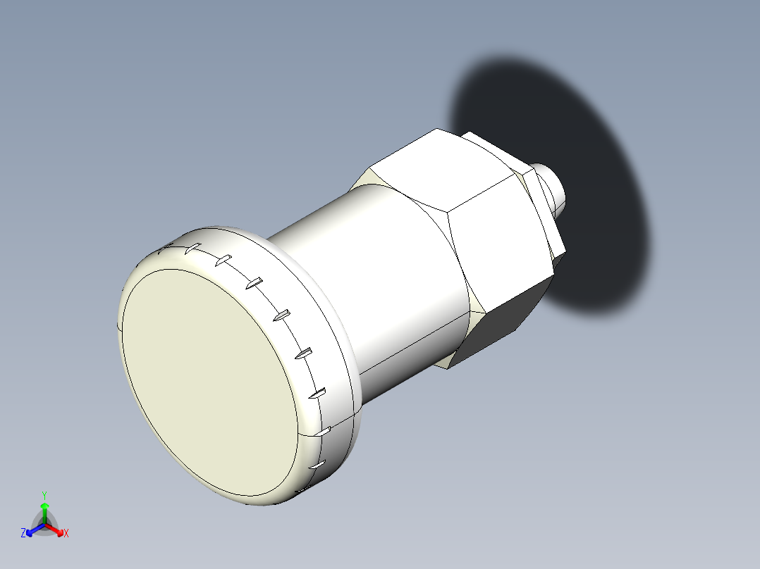 分割定位柱(薄板用)2212-3D多系列多零件图纸模型正等轴测图