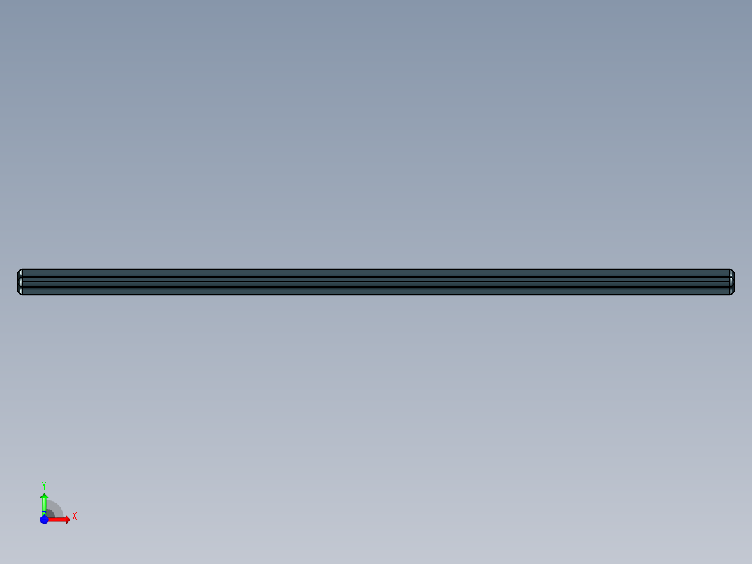 乐高机械组车桥-50451 Black Technic Axle 16.STEP前视图