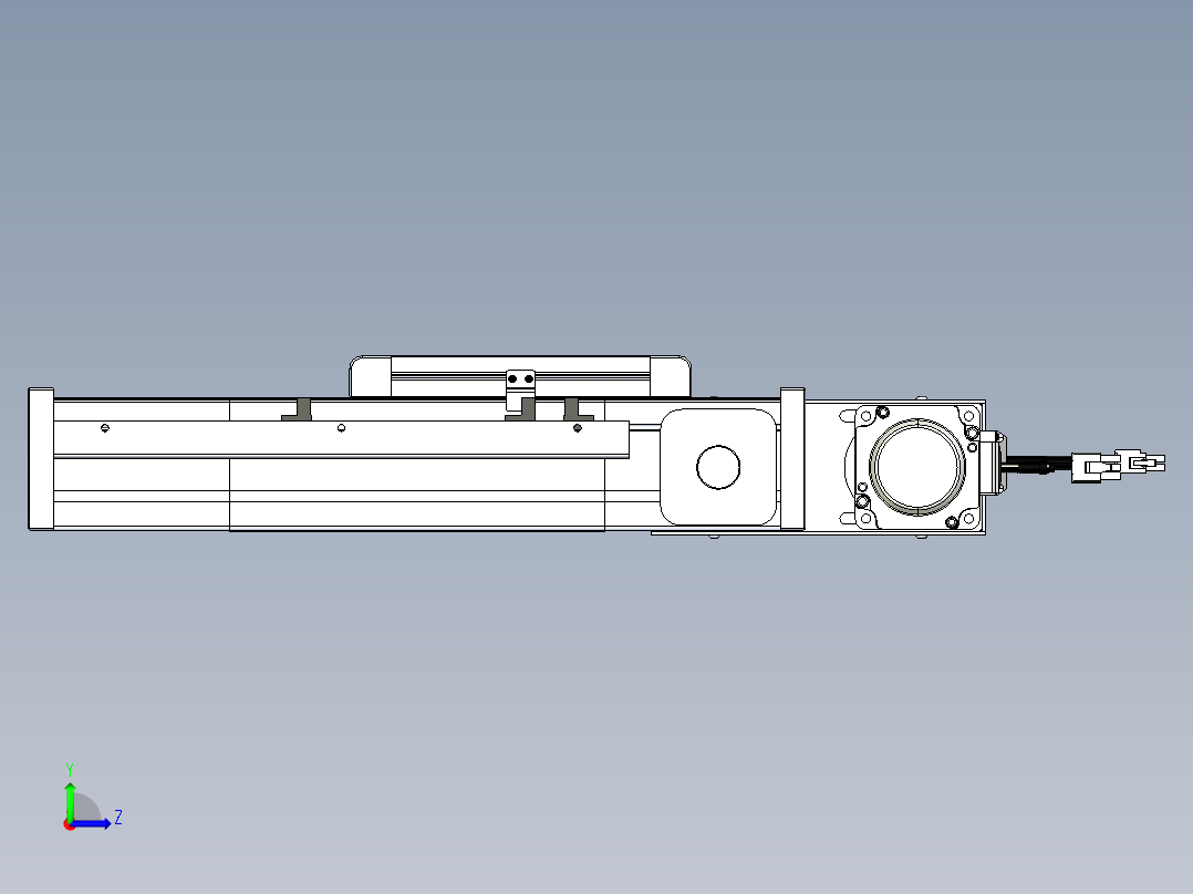 威洛博LB.GB同步带传动--欧规系列LB6A-L65-S100-BL左视图