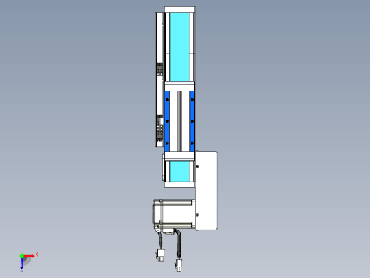 威洛博LB.GB同步带传动--欧规系列LB6A-L65-S100-BL俯视缩略图