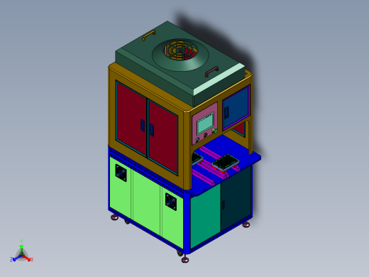 SMT电子料盘放置物料贴标机