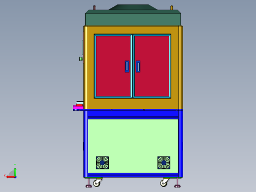 SMT电子料盘放置物料贴标机后视缩略图