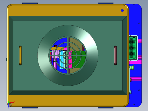 SMT电子料盘放置物料贴标机俯视缩略图