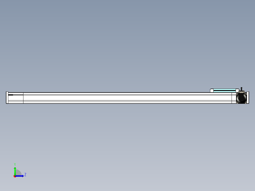 欧规系列-LB6A-L130-S1100-BR-ZP40-C3左视图