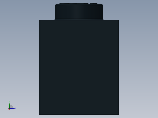 乐高套装 4421基本积木-362226 Black Brick 1 x 3.SLDPRT左视缩略图